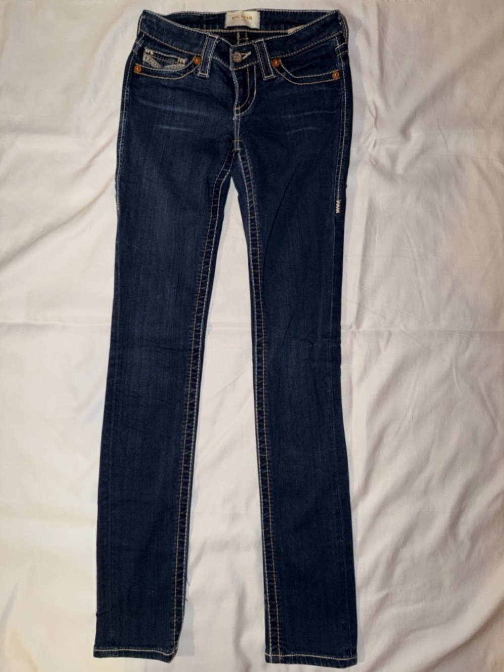 Big Star Jenae Embroidered Pockets Skinny Jeans - Picture 5 of 10